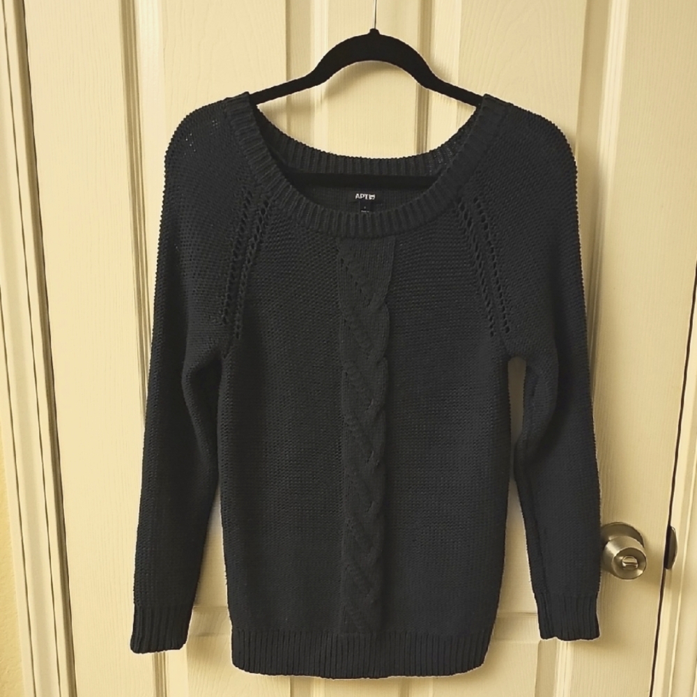 APT. 9 Navy Sweater - Size Small